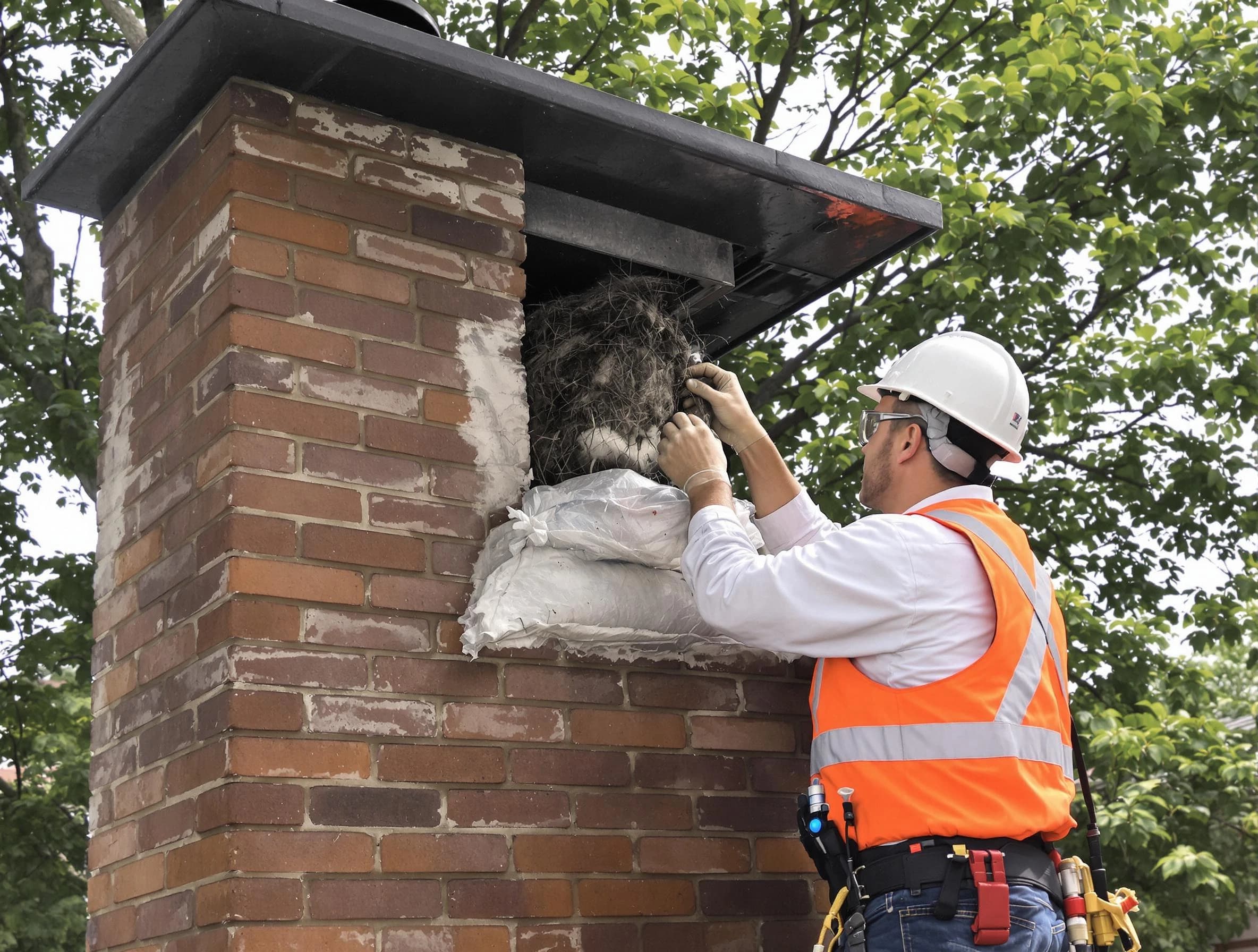 Humane removal of debris and animals by Provo Chimney Sweep in Provo, UT