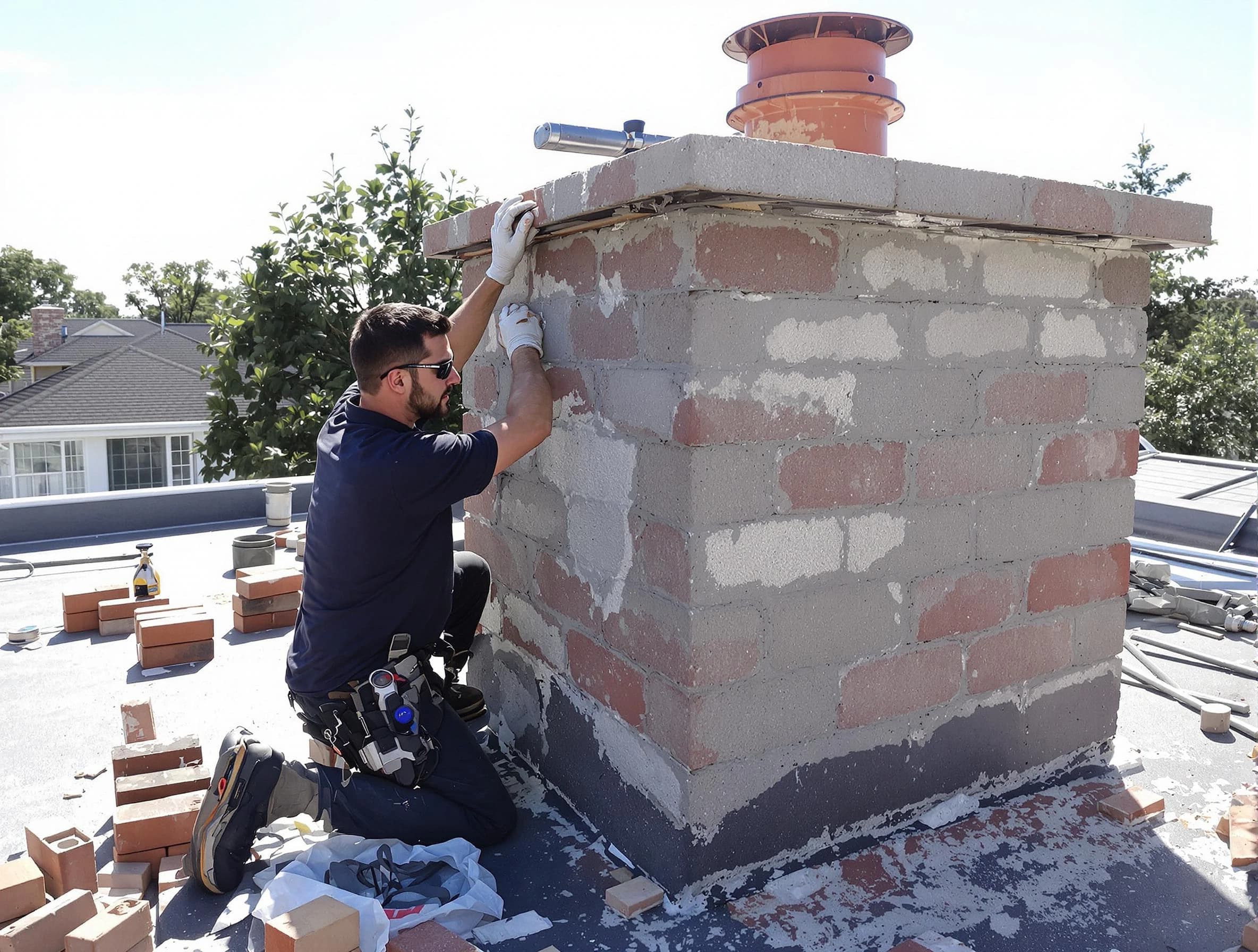 Advanced chimney repair process by Provo Chimney Sweep in Provo, UT