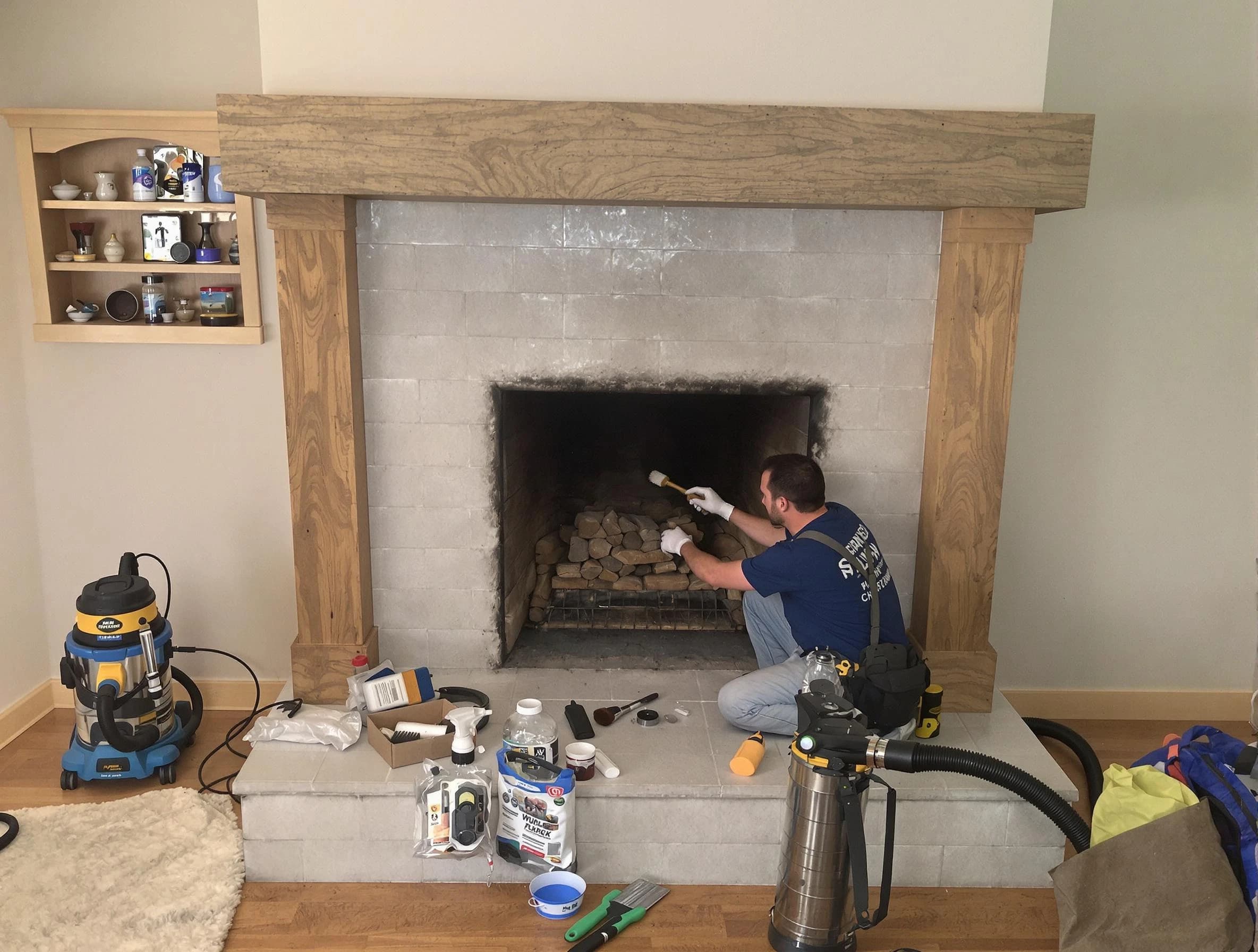 Detailed creosote removal process by Provo Chimney Sweep in Provo, UT