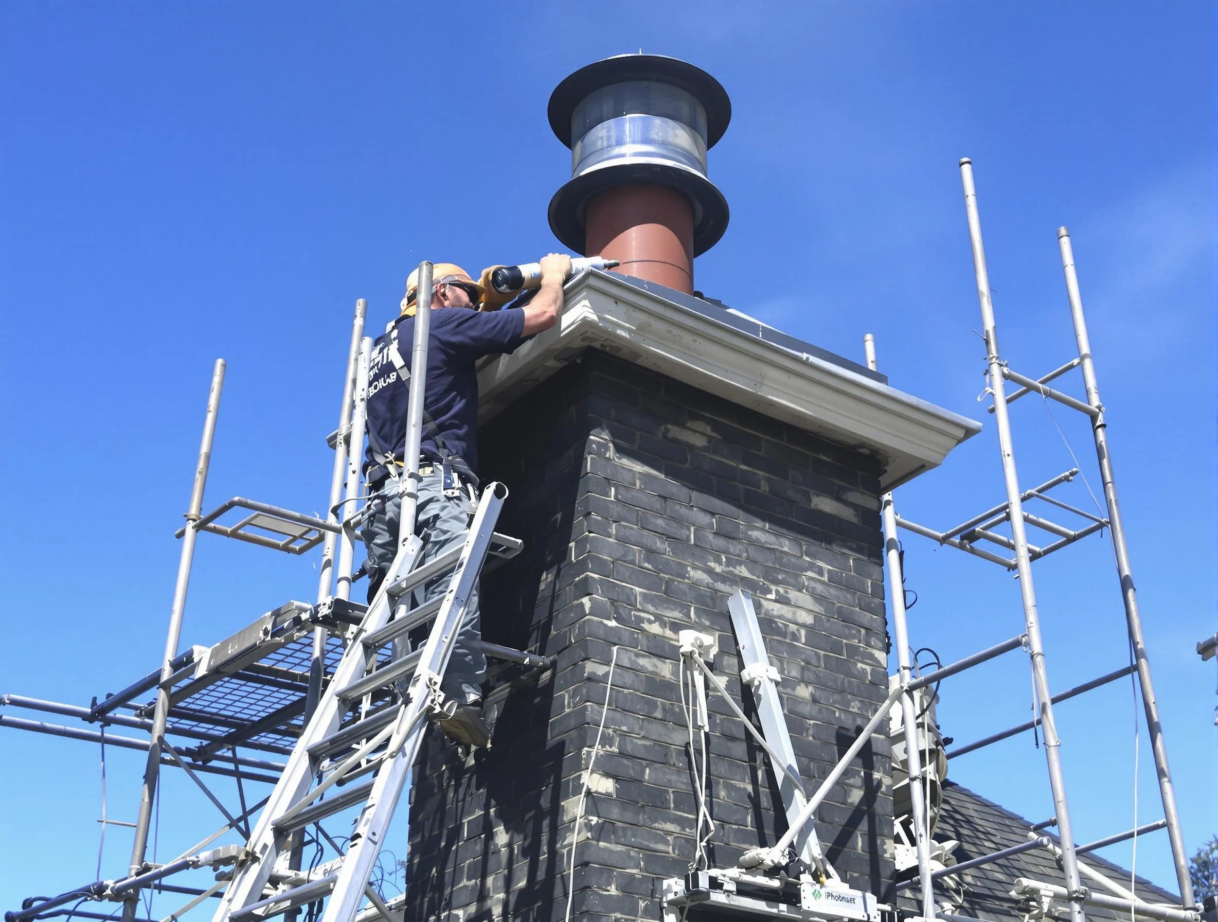 Sturdy chimney crown finished by Provo Chimney Sweep in Provo, UT
