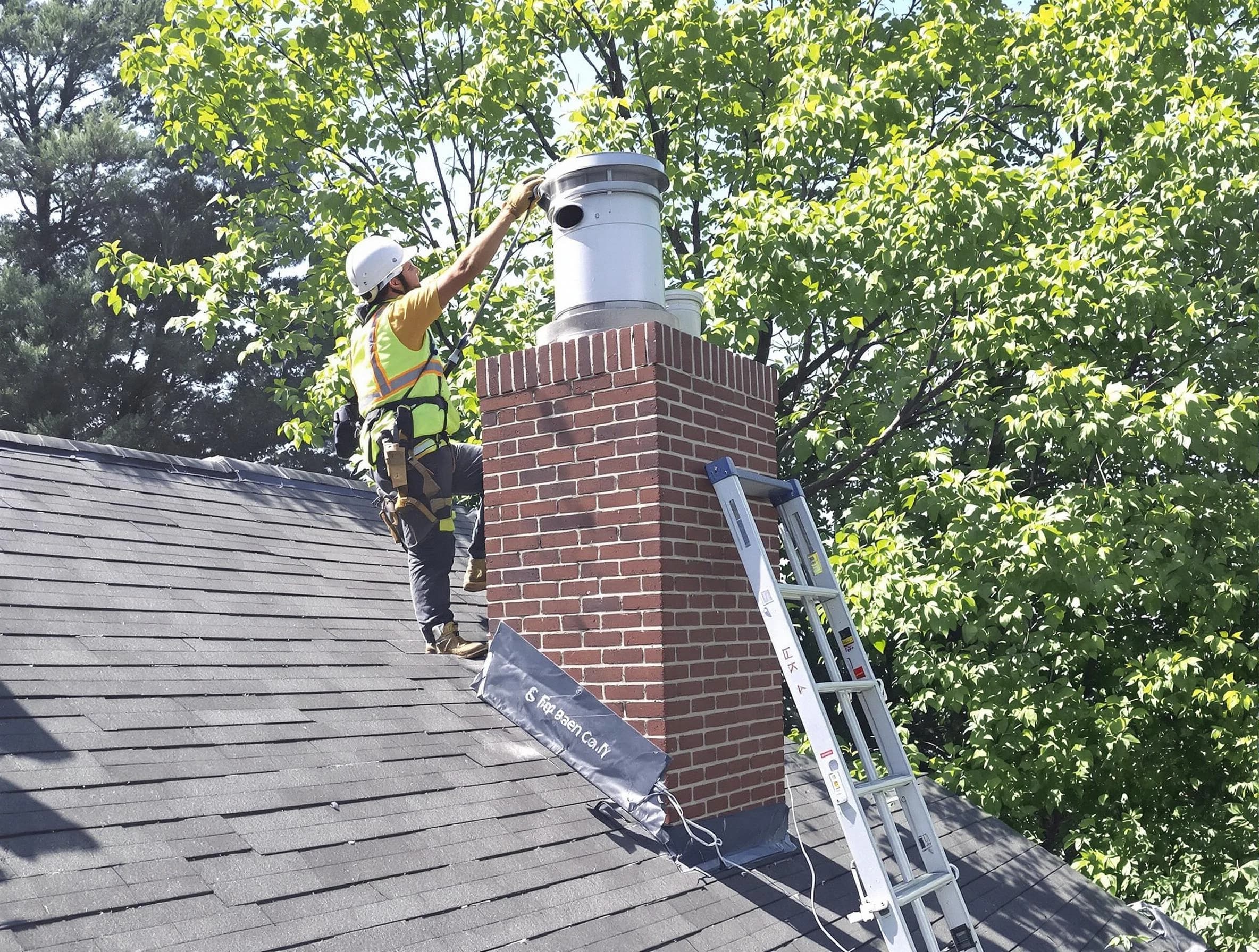 Chimney liner inspection by Provo Chimney Sweep in Provo, UT