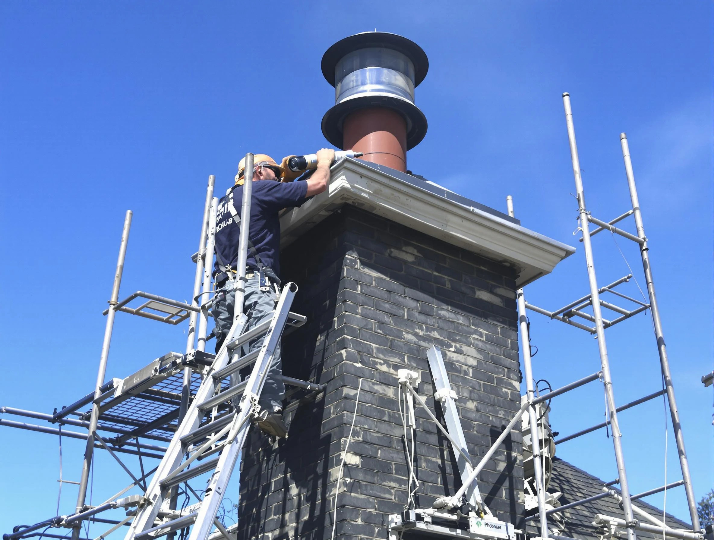 Sturdy chimney crown finished by Provo Chimney Sweep in Provo, UT