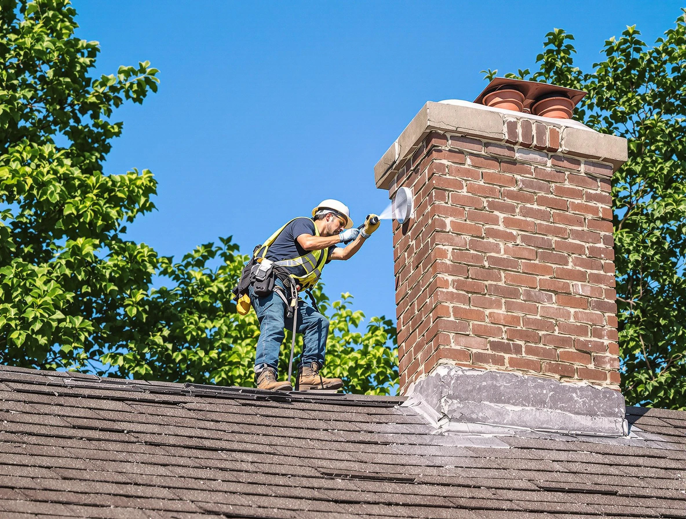 Provo Chimney Sweep performing an inspection with advanced tools in Provo, UT
